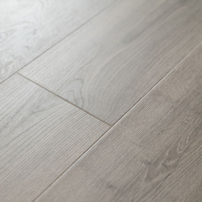 GoodHome laminatgulvpaneler Dąb Cleobury AC5 grå 1,69 m²