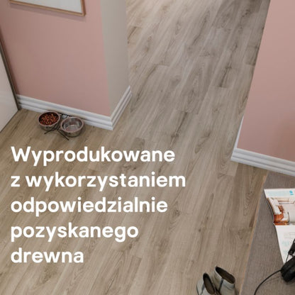 GoodHome laminatgulvpaneler Dąb Cleobury AC5 grå 1,69 m²