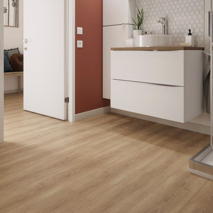 GoodHome laminatgulvpaneler Southwell naturlig mat eg AC5 1,59 m²