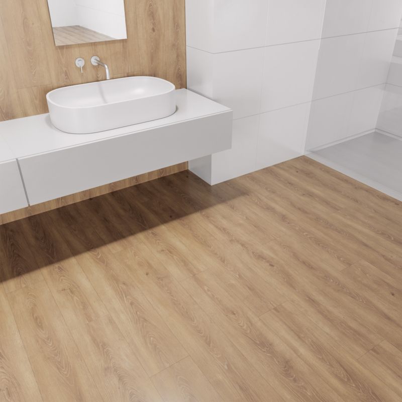 GoodHome laminatgulvpaneler Southwell naturlig mat eg AC5 1,59 m²