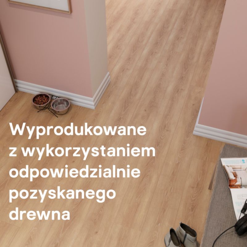 GoodHome laminatgulvpaneler Southwell naturlig mat eg AC5 1,59 m²