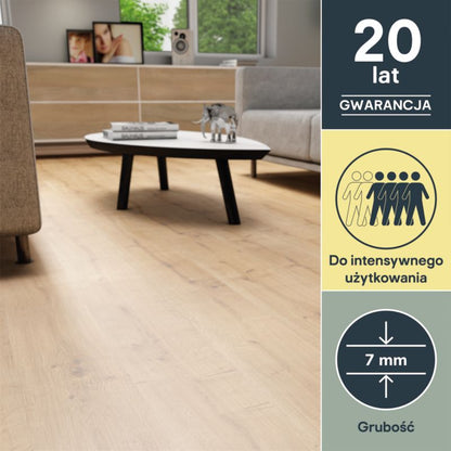 Laminatgulv Didsbury AC4 Brun 128,5x19,2 cm 2,47 m²