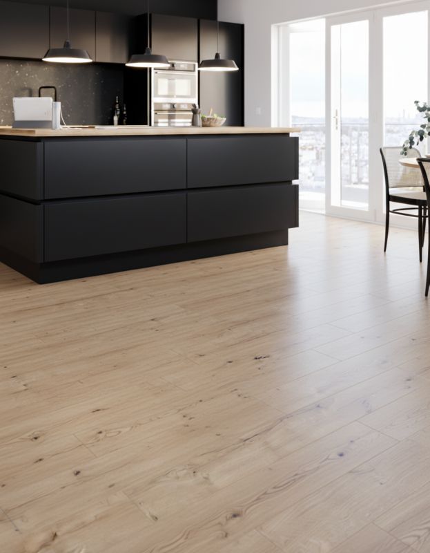 Laminatgulv Dinnington 128,8x19,5 cm Beige 2,26 m²