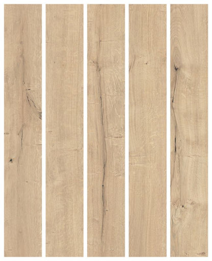 Laminatgulv Dinnington AC5 128,8x19,5 cm Beige 2,26 m²