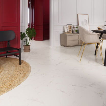 Laminatgulv Elegance AC4 Hvid 129,2x32,7 cm 2,535 m²