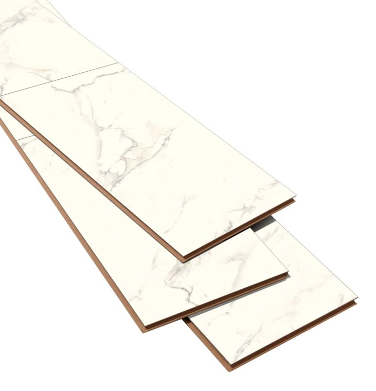 Laminatgulv Elegance AC4 Hvid 129,2x32,7 cm 2,535 m²