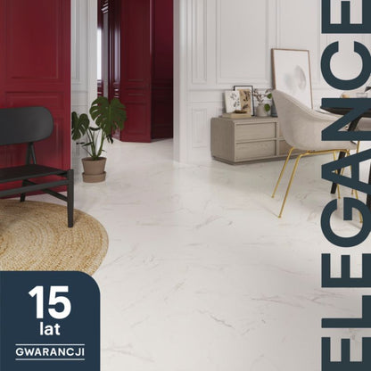 Laminatgulv Elegance AC4 Hvid 129,2x32,7 cm 2,535 m²