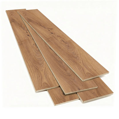 Laminatgulv 128,8x19,5 cm Brun Mat 2,26 m²