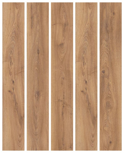 Laminatgulv 128,8x19,5 cm Brun Mat 2,26 m²