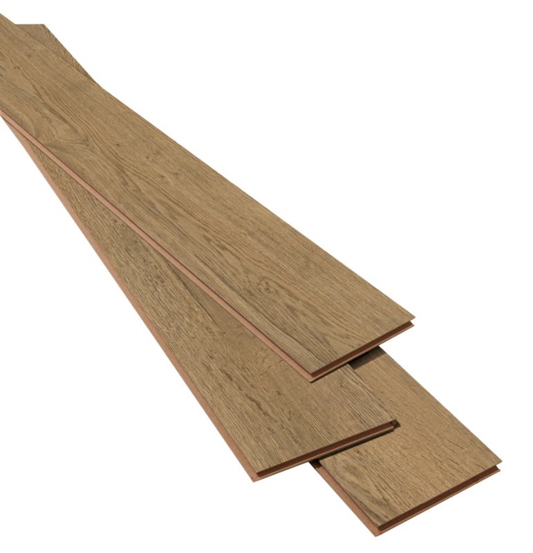 GoodHome Helmsley AC6 laminatgulve i brun, 1,49 m²