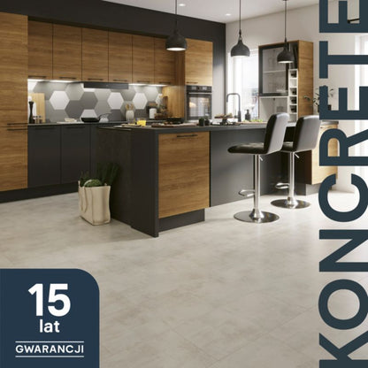 GoodHome Koncrete laminatgulve AC4 grå 2,53 m²