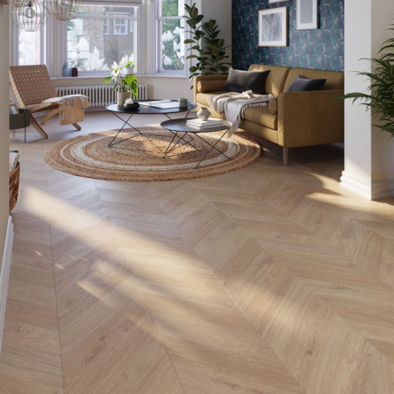 Laminatgulv Leyton Natural AC5 133x32 cm 1,72 m²