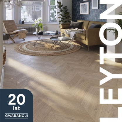 Laminatgulv Leyton Natural AC5 133x32 cm 1,72 m²