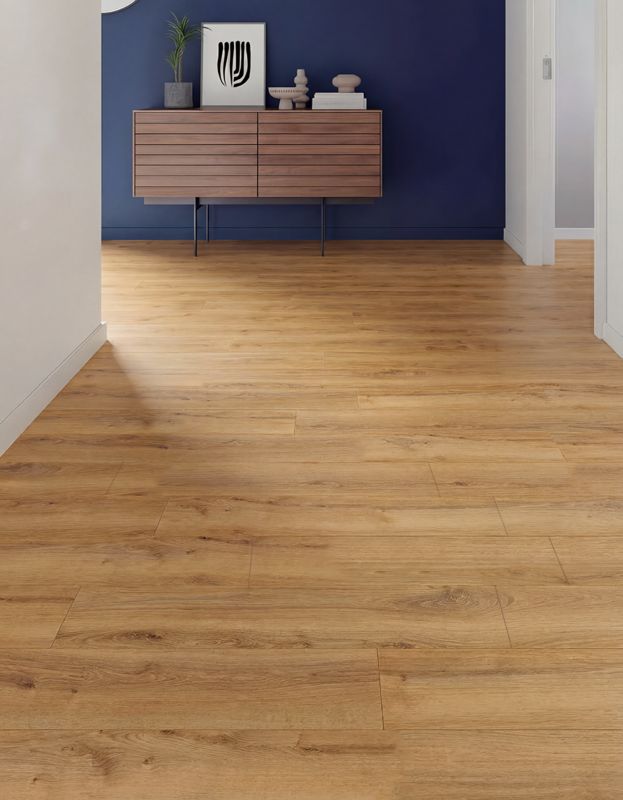 Laminatgulv Loftus AC5 2,52 m² Gul Træstruktur