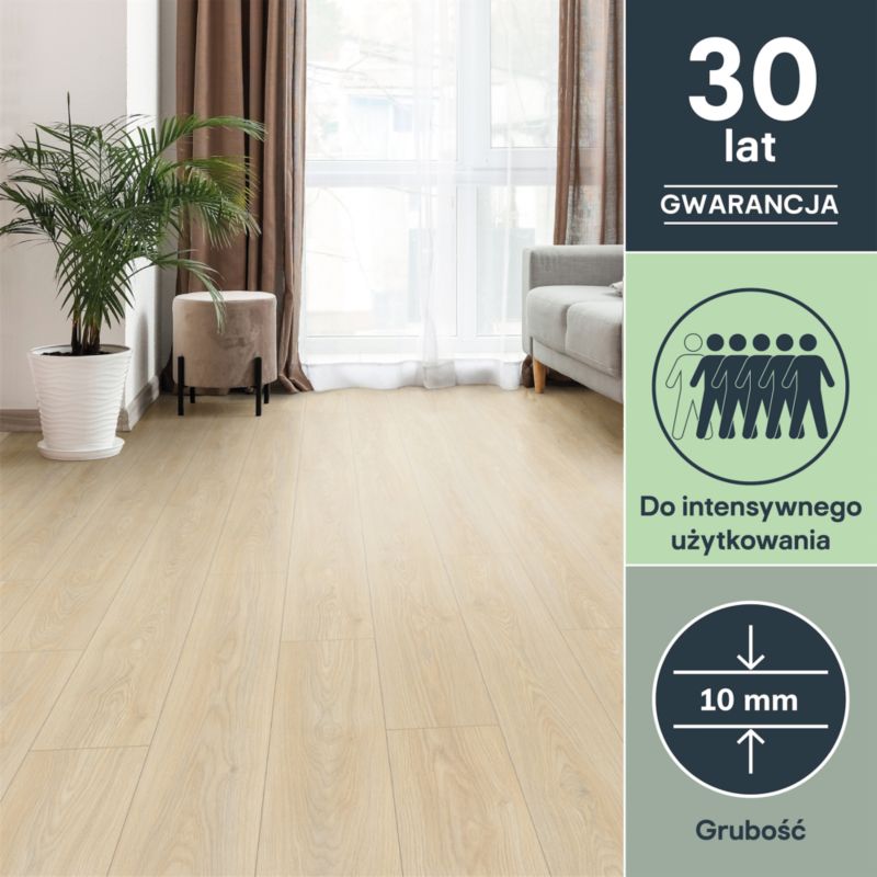 Laminatgulv Masterton Beige 1,76 m² AC5