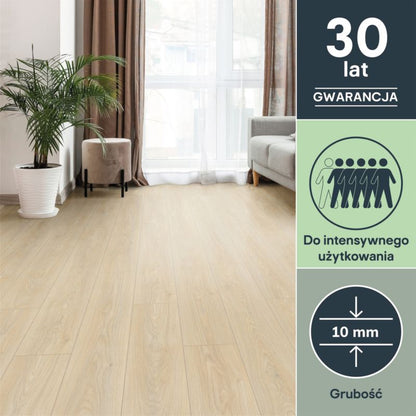 Laminatgulv Masterton Beige 1,76 m² AC5