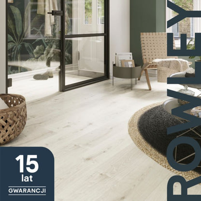 GoodHome Rowley laminatgulvpaneler AC4 lys grå 1,99 m²