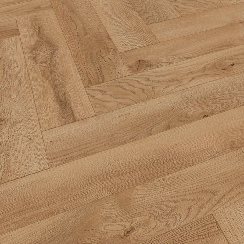 Laminatgulv Sildebensmønster Brun 643x131x8 mm 1,179 m²