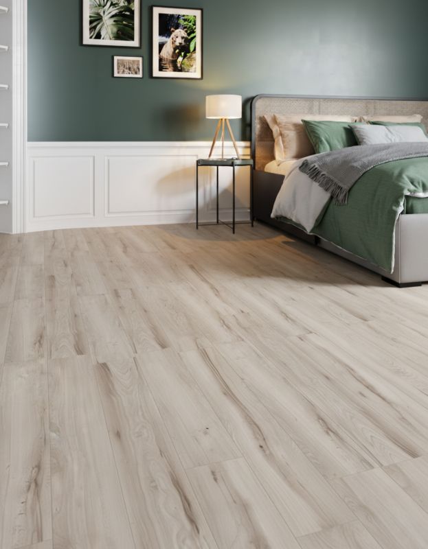 Laminatgulv Southminster Grå 128,8x19,5 cm 2,26 m²