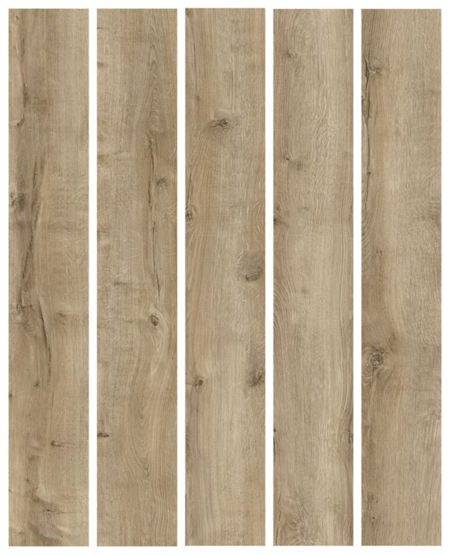 Laminatgulv 128,5x19,2 cm Brun 2,467 m²