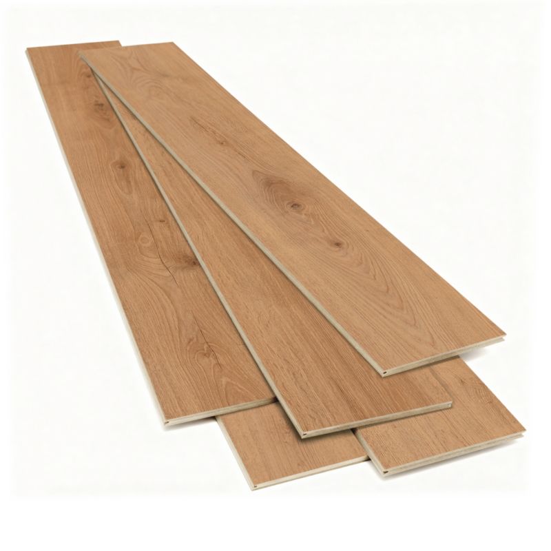 Laminatgulv 128,5x19,2 cm Brun Mat 2,22 m²