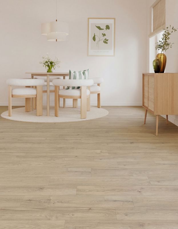 Laminatgulv Tadcaster AC4 128,8x19,5 cm Gråbeige 2,26 m²