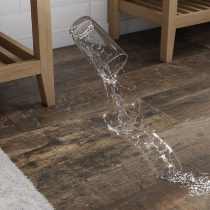 GoodHome Tipton laminatgulve AC4 brun 1,99 m²