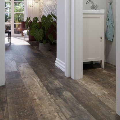 GoodHome Tipton laminatgulve AC4 brun 1,99 m²