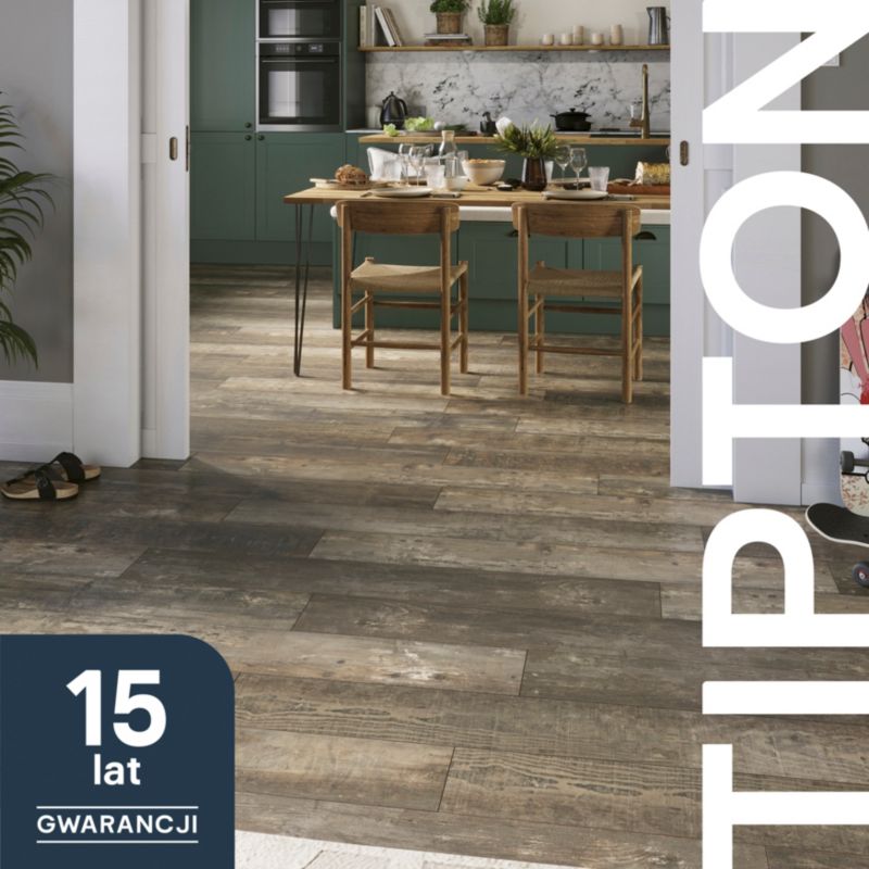 GoodHome Tipton laminatgulve AC4 brun 1,99 m²