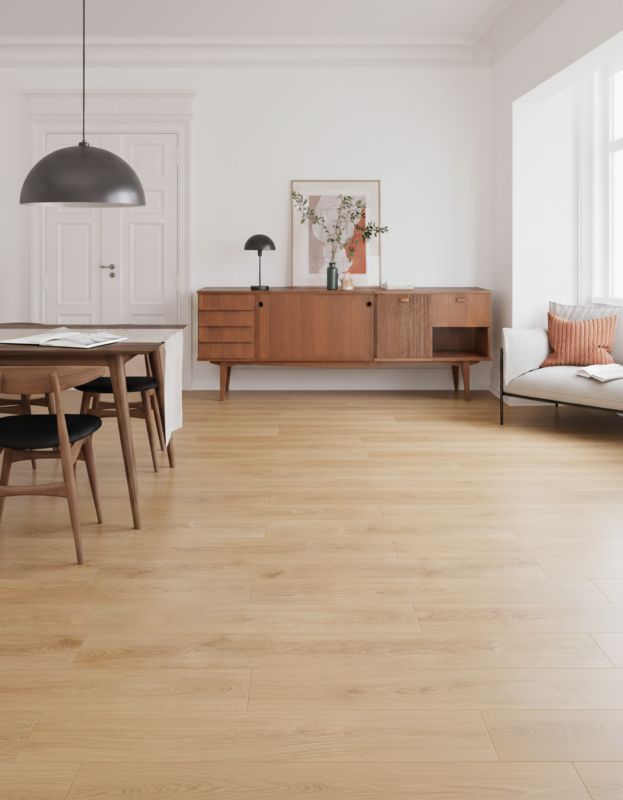 Laminatgulv Trembay 126,1x19,2 cm Natur Eg 2,179 m²