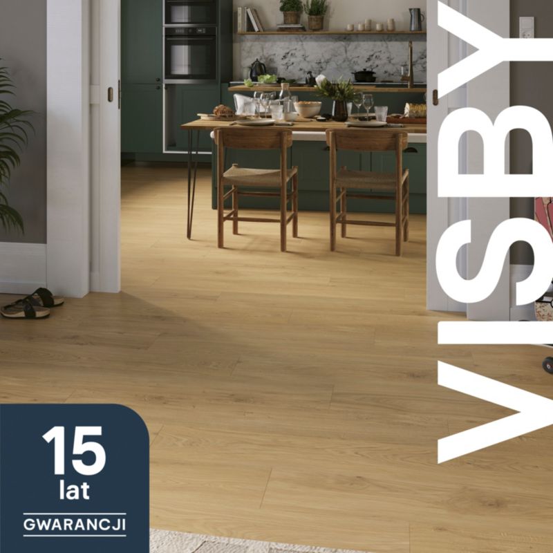 GoodHome Visby AC4 Honey laminatgulvpaneler 1,99 m2