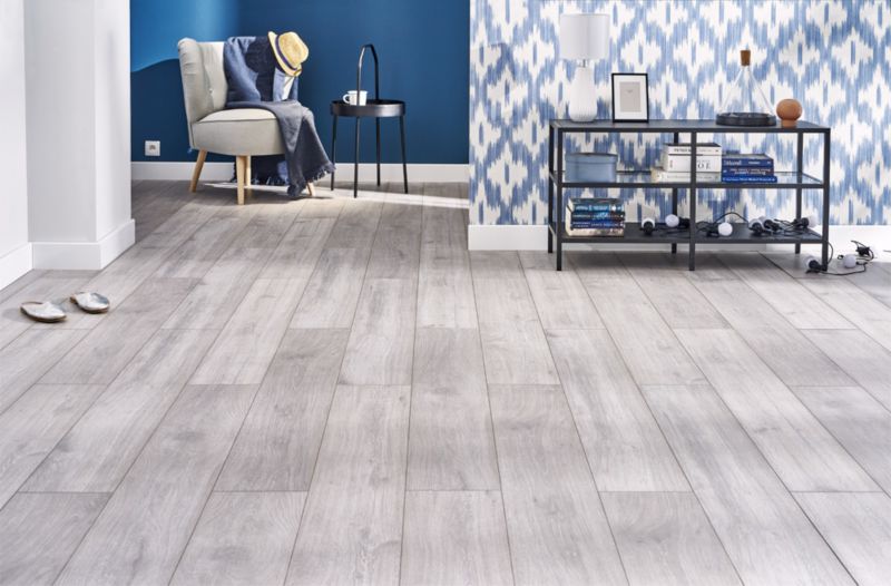 Kronospan laminatgulvpaneler Dąb Brandon AC4 grå 2,26 m²