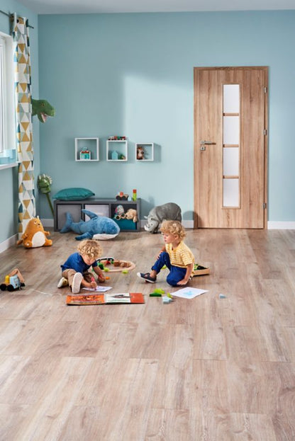 Laminatgulvpaneler Kronospan Eg Khaki AC4 2,47 m²