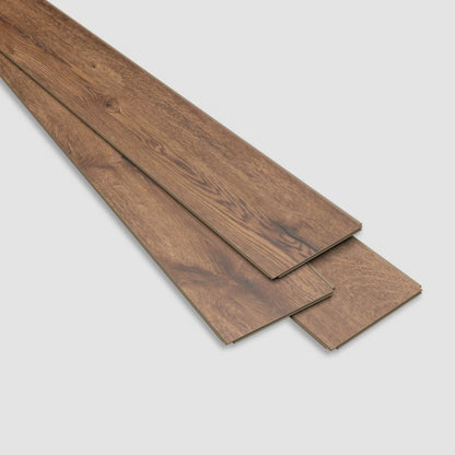 Laminatgulv Dąb Shasta AC4 128,8x19,5 cm Rød 2,51 m²