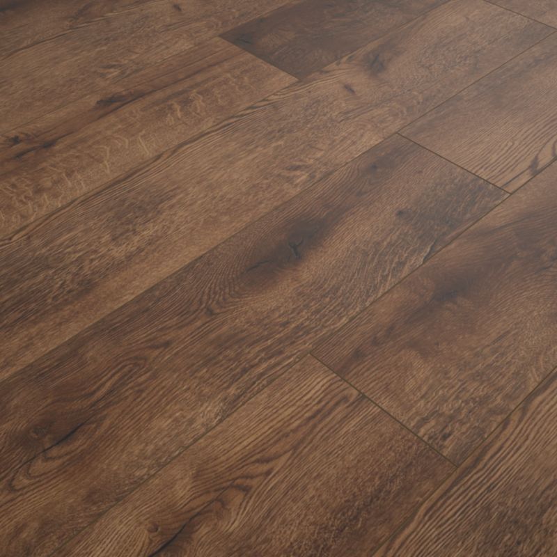 Laminatgulv Dąb Shasta AC4 128,8x19,5 cm Rød 2,51 m²