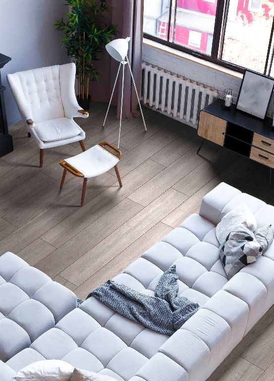 Laminatgulv Tanganika AC5 245 mm Grå 2,52 m²