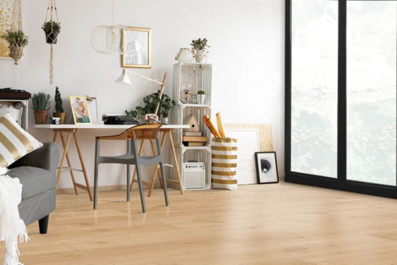 Laminatgulv Eg Menton AC5 2,52 m² Beige