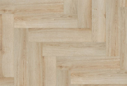 Laminatgulv Dąb Rio Sildebensmønster Beige AC5 1,84 m²