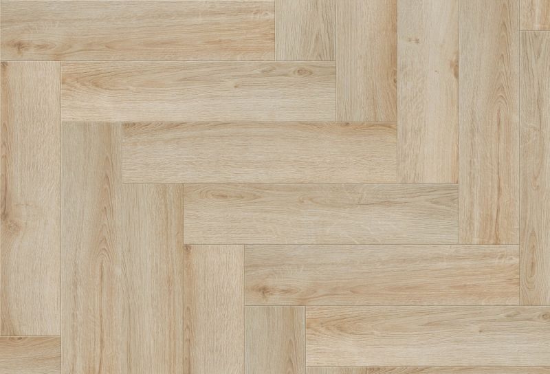 Laminatgulv Dąb Rio Sildebensmønster Beige AC5 1,84 m²