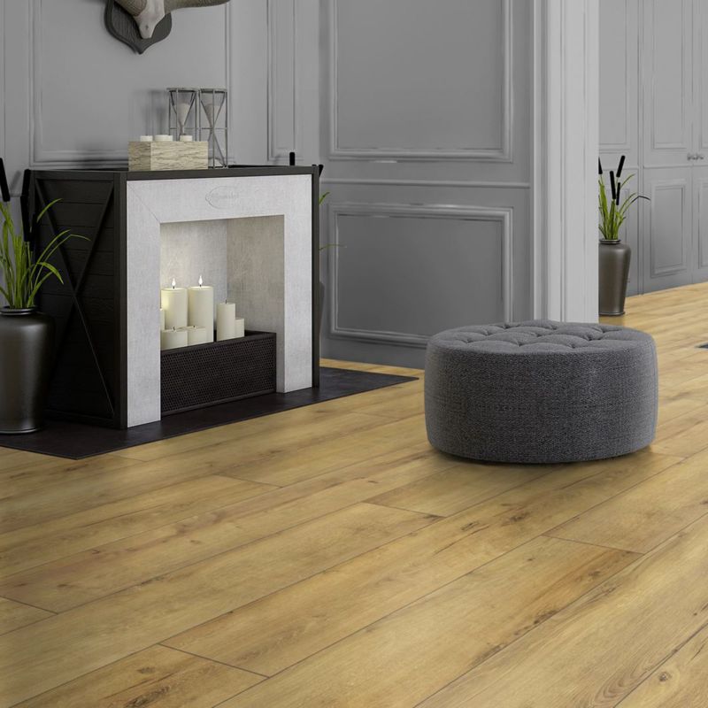 Laminatgulv Feiticeira AC4 128,5x28 cm Brun 2,158 m²