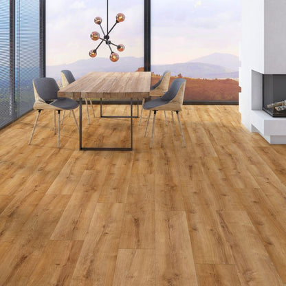 Laminatgulv Feiticeira AC4 128,5x28 cm Brun 2,158 m²