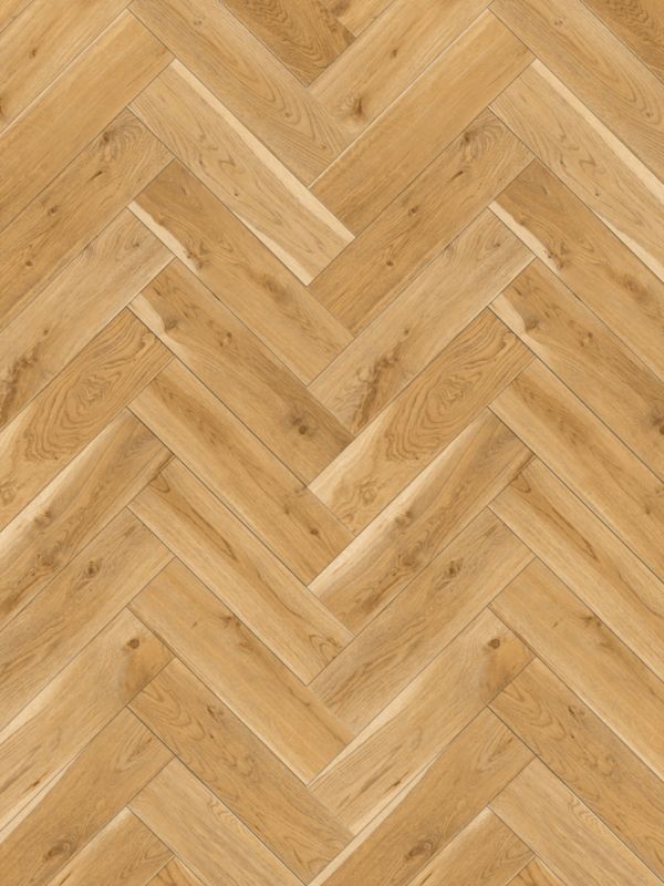 Vandtætte laminatgulvpaneler Knap Eg Flader AC5 8 mm 60 x 10 cm 1,8 m²