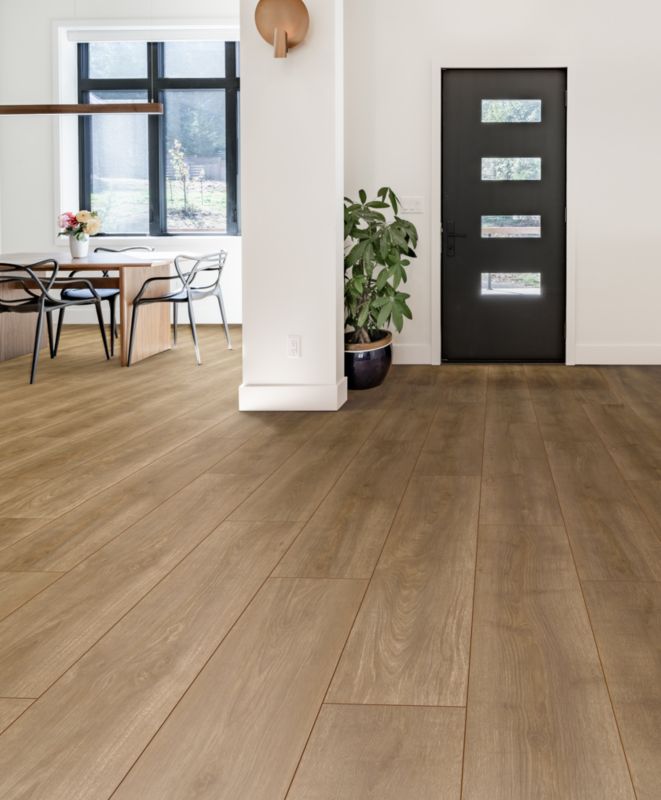 Laminatgulv Dąb Charlok XL 128,8x28,4 cm Brun Mat 2,19 m²