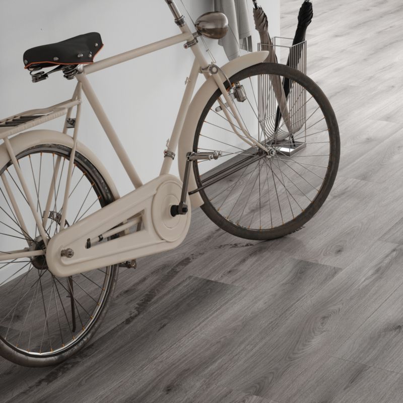 Laminatgulv Wilder AC5 128,8x24,5 cm Grå 2,52 m²