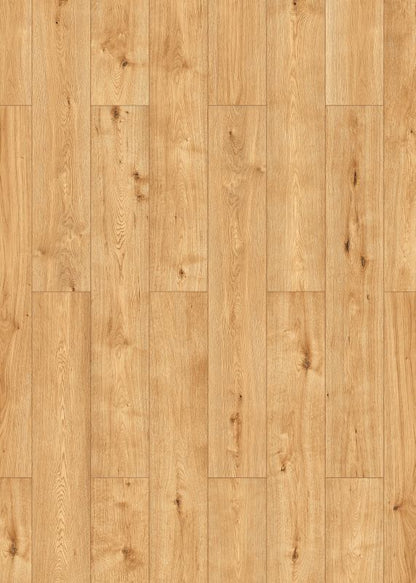Vinylgulv 1290x203 mm Lysebrun Eg 2,62 m² | 4003992607857
