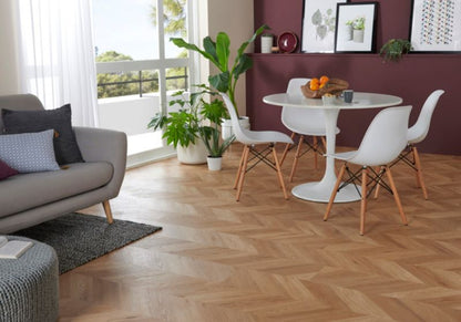 GoodHome vinylgulvpaneler 22,9 x 122 cm naturlig Hungarian 2,24 m²