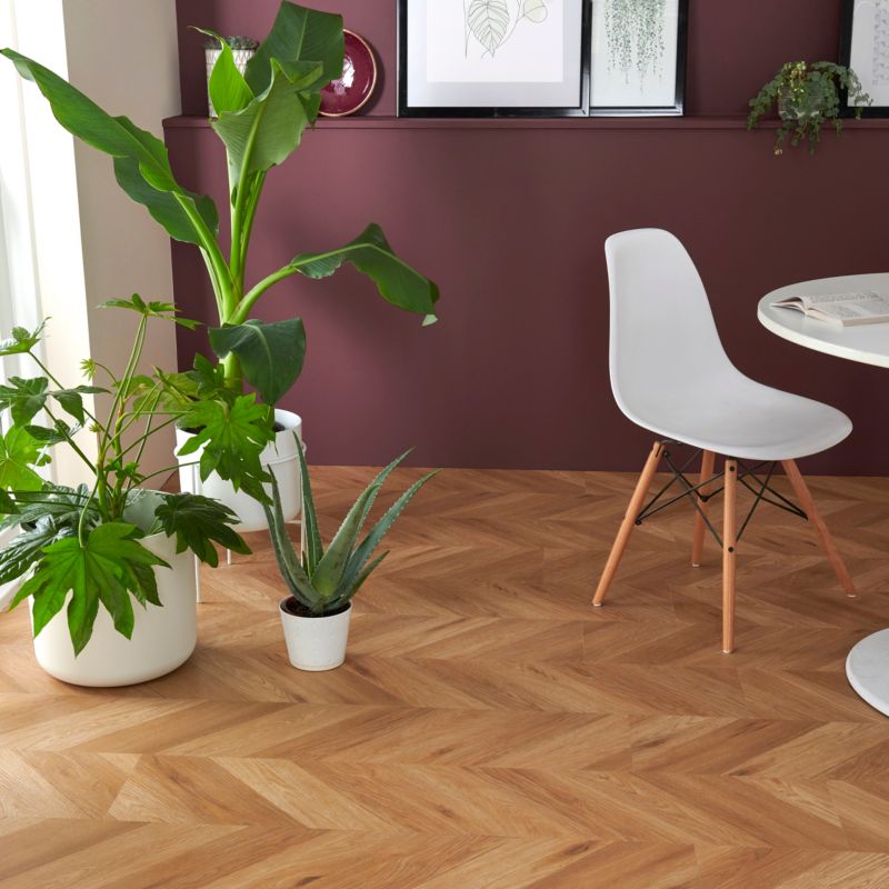 GoodHome vinylgulvpaneler 22,9 x 122 cm naturlig Hungarian 2,24 m²