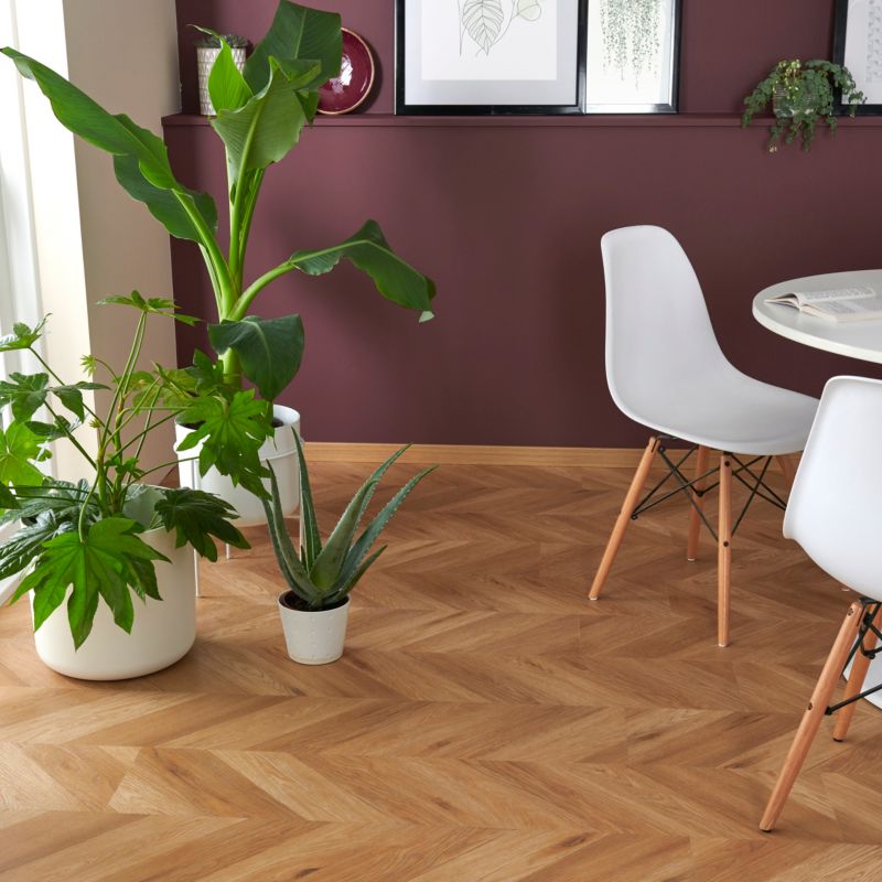 GoodHome vinylgulvpaneler 22,9 x 122 cm naturlig Hungarian 2,24 m²