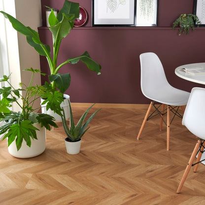GoodHome vinylgulvpaneler 22,9 x 122 cm naturlig Hungarian 2,24 m²