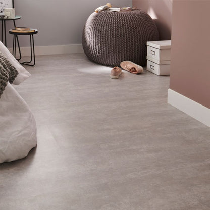 Vinylgulvflise 30,5x61 cm Lysegrå Mat 1,3 m²